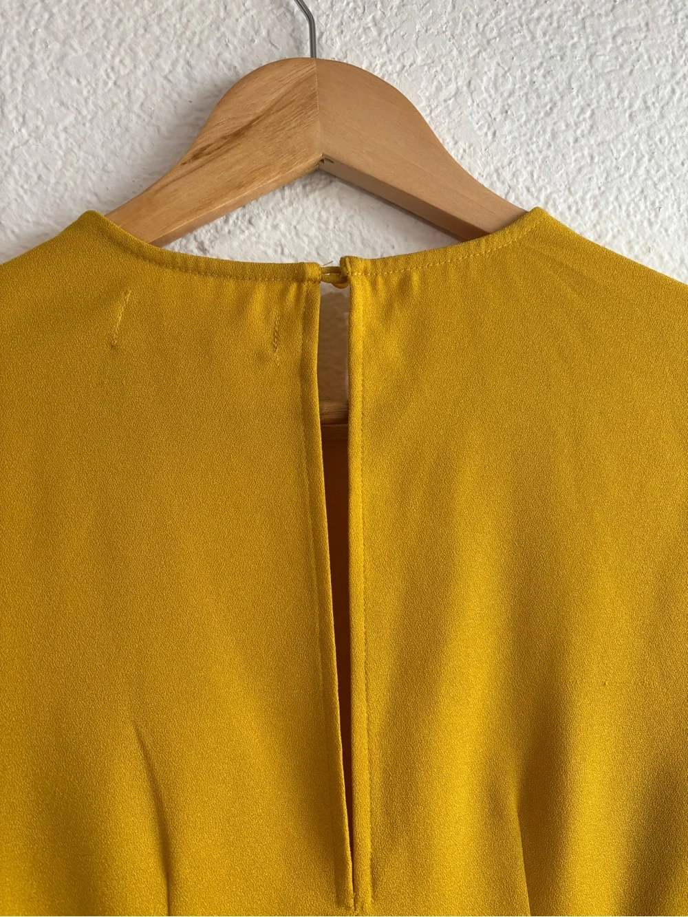 Philosophy Mustard Yellow Long Sleeve A Line Dress Size Small